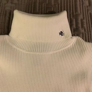 Ralph Lauren 🌺Cotton Turtleneck Snow White large